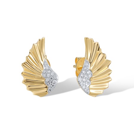 14KYW Earrings Diamond (E320375DIA14KYW)