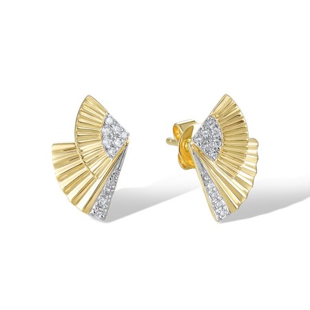 14KYW Earrings Diamond (E320377DIA14KYW)