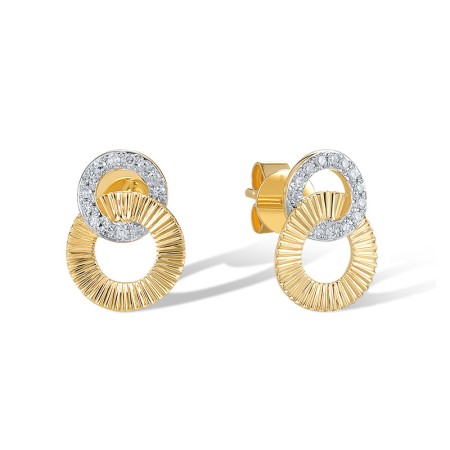 14KYW Earrings Diamond (E320378DIA14KYW)