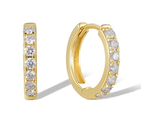 14KY Earrings Diamond (E320405DIA14KY)