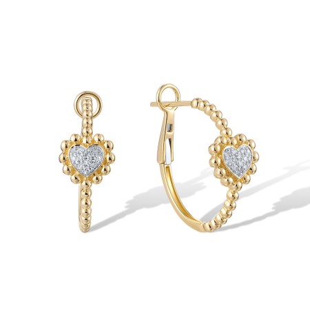 14KYW Earrings Diamond (E320485DIA14KYW)