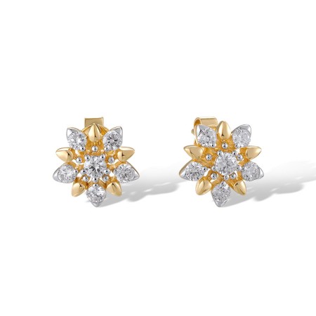 14KYW Earrings Diamond (E320585DIA14KYW)