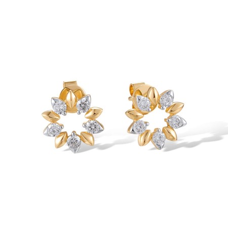 14KYW Earrings Diamond (E320586DIA14KYW)