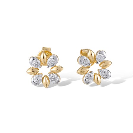 14KYW Earrings Diamond (E320587DIA14KYW)