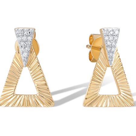 14KYW Earrings Diamond (E320659DIA14KYW)
