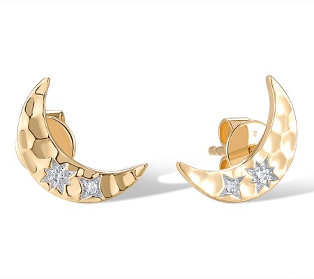 14KYW Earrings Diamond (E320663DIA14KYW)