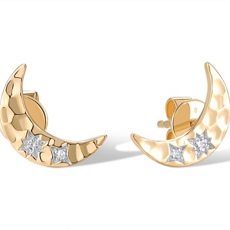 14KYW Earrings Diamond (E320663DIA14KYW)