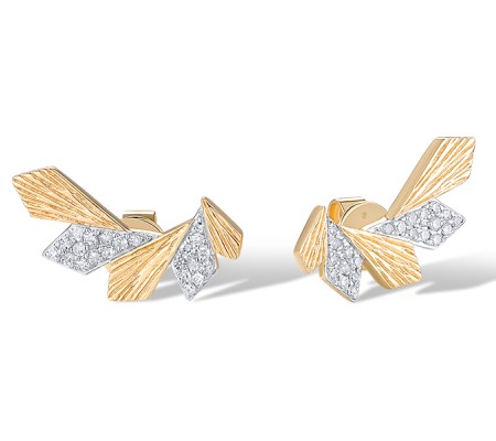 14KYW Earrings Diamond (E320664DIA14KYW)