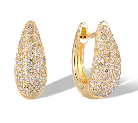 14KY Earrings Diamond (E320668DIA14KY)
