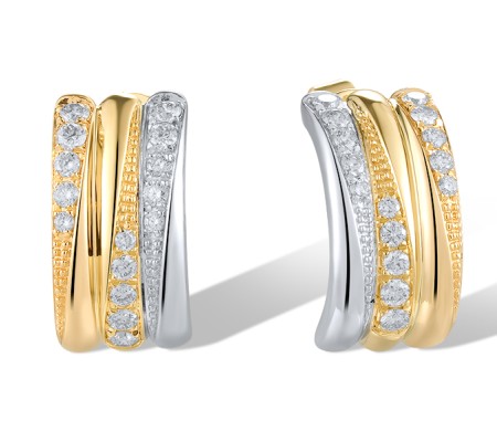 14RYTW Earrings Diamond (E320736DIA14RYTW)
