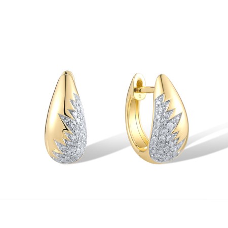 14KYW Earrings Diamond (E320762DIA14KYW)