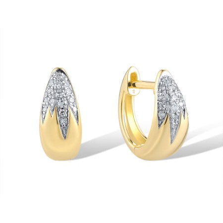 14KYW Earrings Diamond (E320763DIA14KYW)