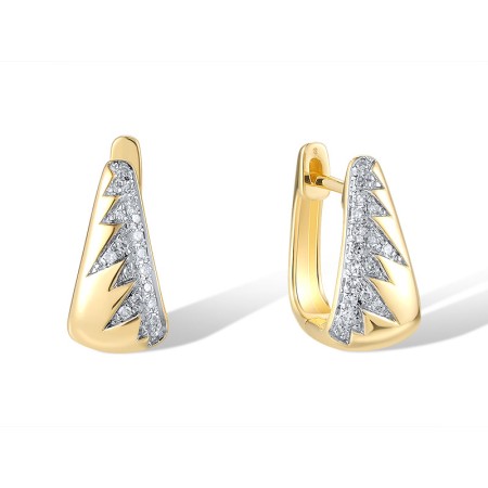 14KYW Earrings Diamond (E320764DIA14KYW)