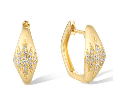 14KY Earrings Diamond (E320765DIA14KY)