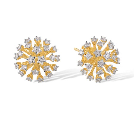 14KYW Earrings Diamond (E320770DIA14KYW)