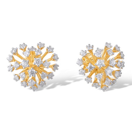 14KYW Earrings Diamond (E320771DIA14KYW)
