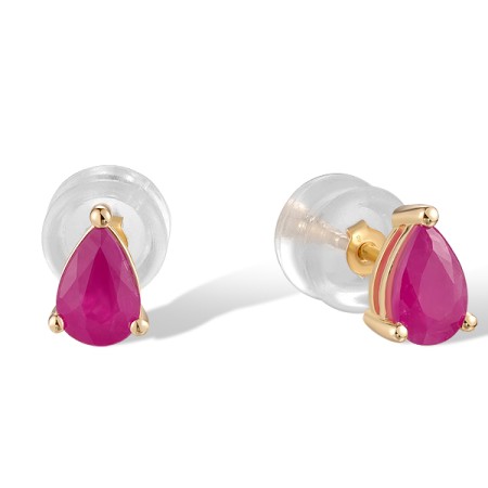 9KY Earrings African Ruby (E320824RUB9KY)
