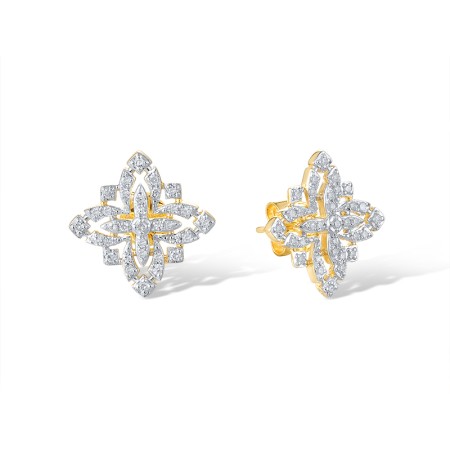 14KYW Earrings Diamond (E320922DIA14KYW)