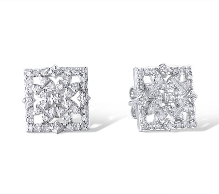 14KW Earrings Diamond (E320923DIA14KW)