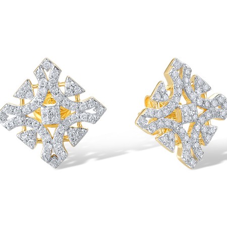 14KYW Earrings Diamond (E320924DIA14KYW)