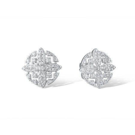 14KW Earrings Diamond (E320927DIA14KW)