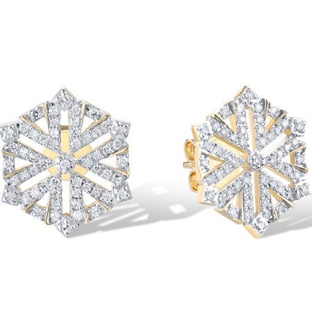 14KYW Earrings Diamond (E320929DIA14KYW)