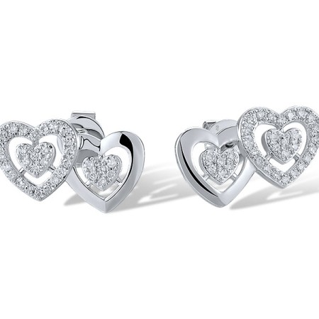 14KW Earrings Diamond (E321044DIA14KW)