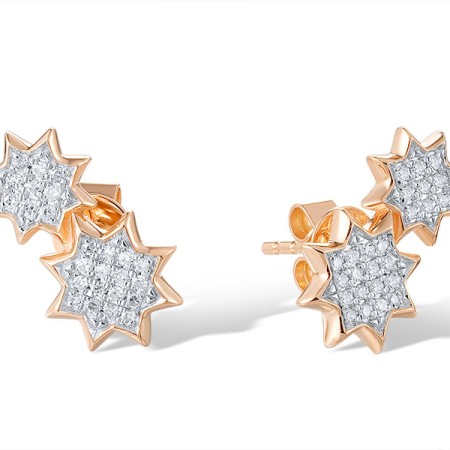 14KRW Earrings Diamond (E321045DIA14KRW)