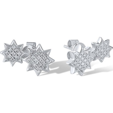 14KW Earrings Diamond (E321045DIA14KW)