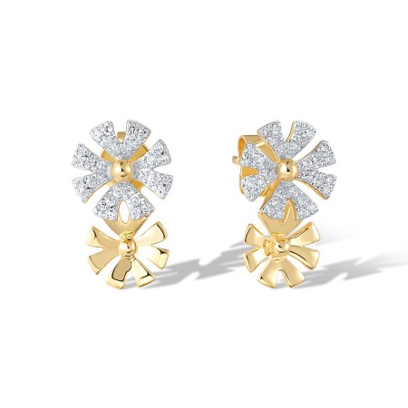 14KYW Earrings Diamond (E321048DIA14KYW)