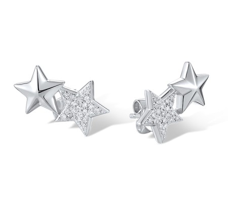 14KW Earrings Diamond (E321049DIA14KW)