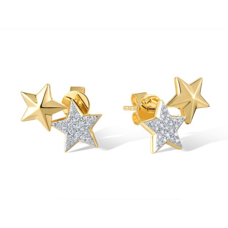 14KYW Earrings Diamond (E321049DIA14KYW)