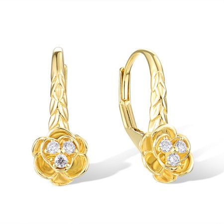 14KY Earrings Diamond (E321153DIA14KY)