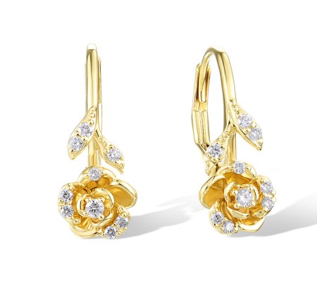 14KY Earrings Diamond (E321155DIA14KY)