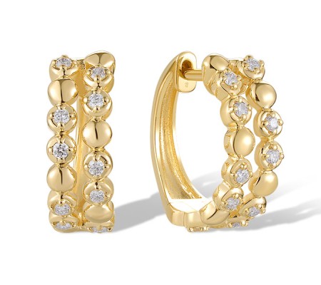 14KY Earrings Diamond (E321160DIA14KY)