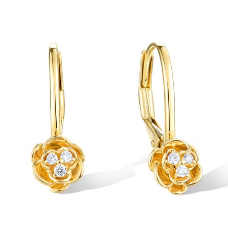 14KY Earrings Diamond (E321454DIA14KY)