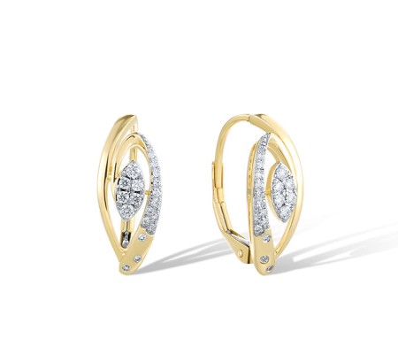 14KYW Earrings Diamond (E321488DIA14KYW)