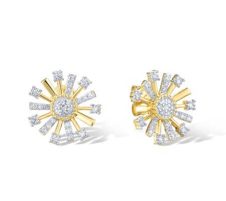 14KYW Earrings Diamond (E321517DIA14KYW)
