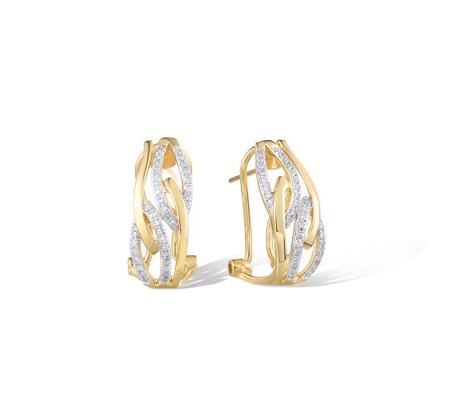 14KYW Earrings Diamond (E321521DIA14KYW)