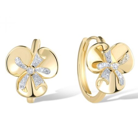 14KYW Earrings Diamond (E321605DIA14KYW)