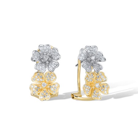 14TT Earrings Diamond (E321662DIA14TT)
