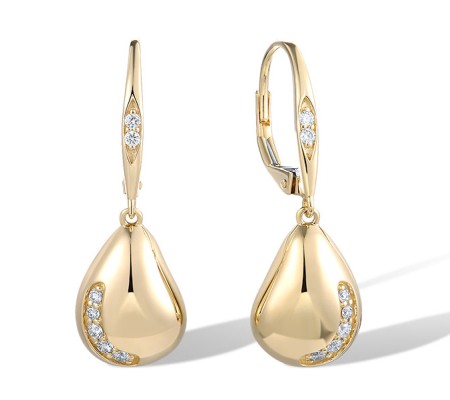 14KY Earrings Diamond (E321726DIA14KY)