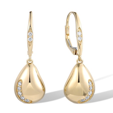 14KY Earrings Diamond (E321726DIA14KY)