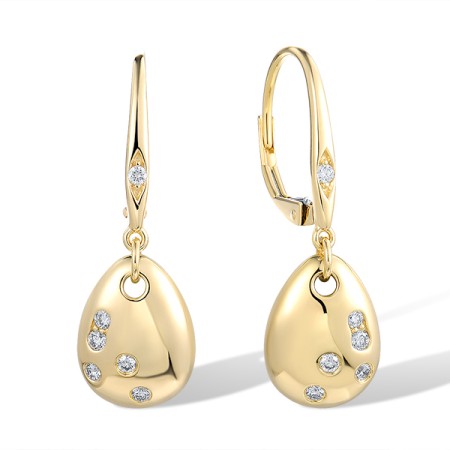 14KY Earrings Diamond (E321727DIA14KY)