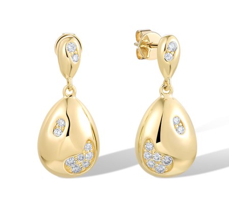 14KY Earrings Diamond (E321729DIA14KY)