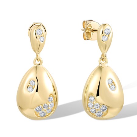 14KY Earrings Diamond (E321729DIA14KY)