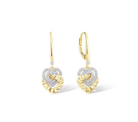 14KYW Earrings Diamond (E321979DIA14KYW)