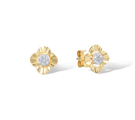 14KYW Earrings Diamond (E322016DIA14KYW)