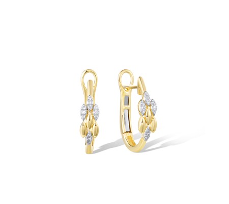 14KYW Earrings Diamond (E322069DIA14KYW)