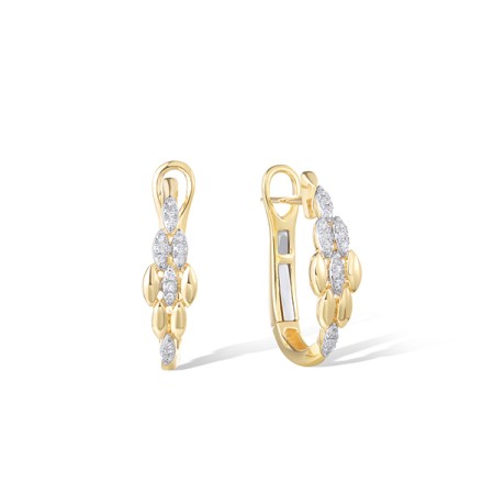 14KYW Earrings Diamond (E322071DIA14KYW)